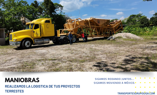 TRANSPORTE DE CARGA Y MANIOBRAS PESADAS