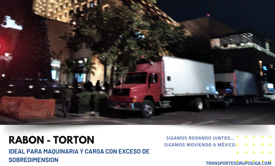 TRANSPORTE DE CARGA EN CAMIÓN RABÓN